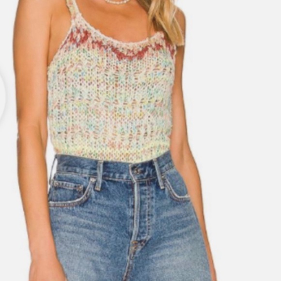 Free People Sweaters - Free People Palmetto Ioen Sweater tank L NWt